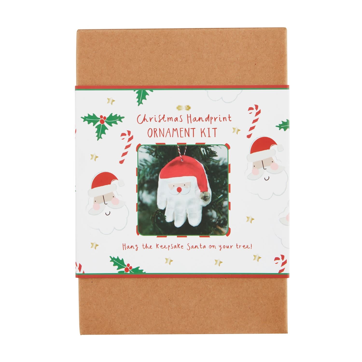 Mud Pie Christmas Handprint Ornament Kit