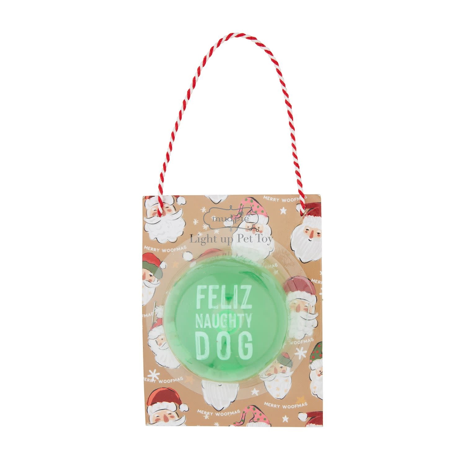 Mud Pie Christmas Light-Up Ball Toy