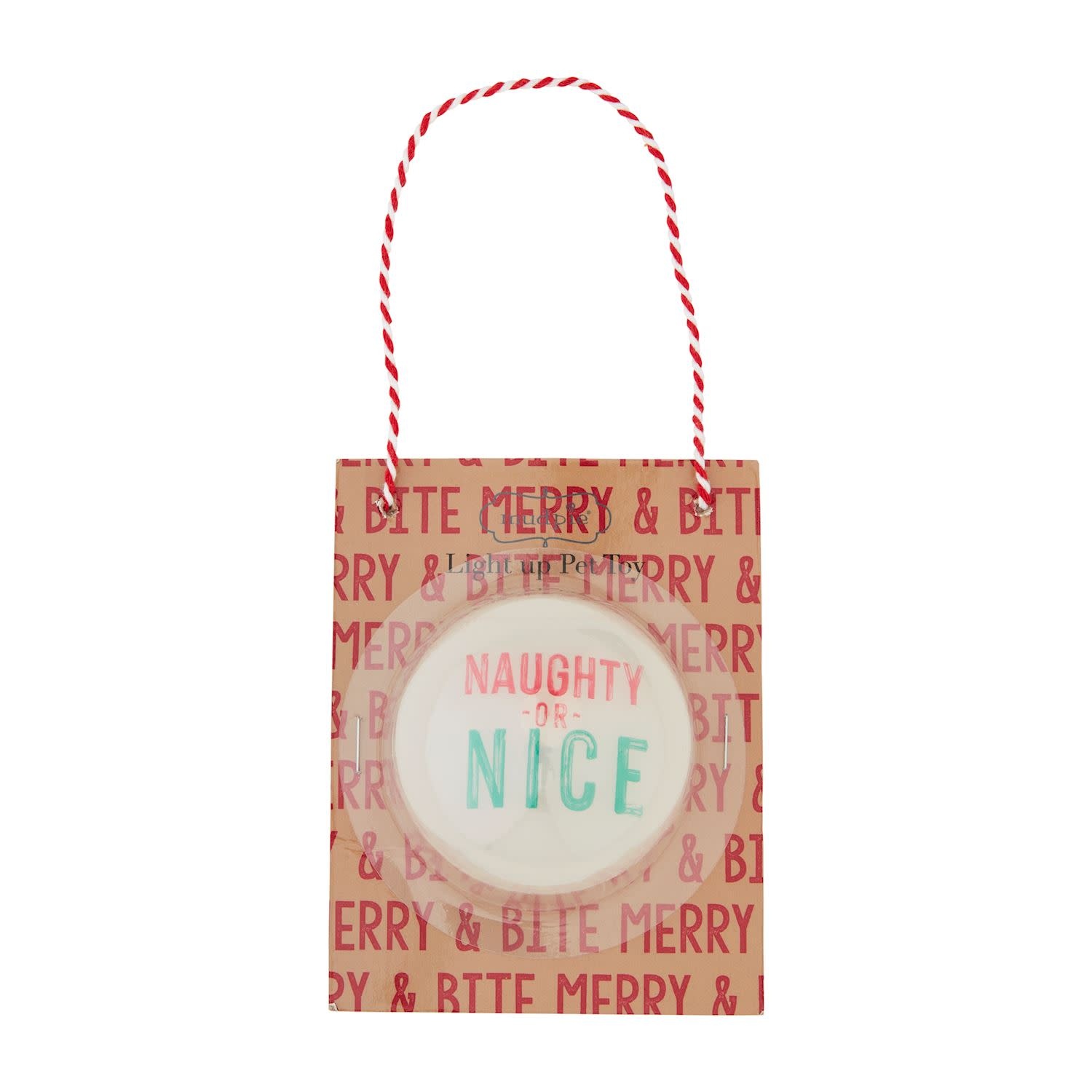 Mud Pie Christmas Light-Up Ball Toy