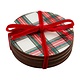 Mud Pie Tartan Lacquer Coaster Set