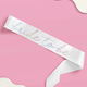xo, Fetti White Bride To Be Sash