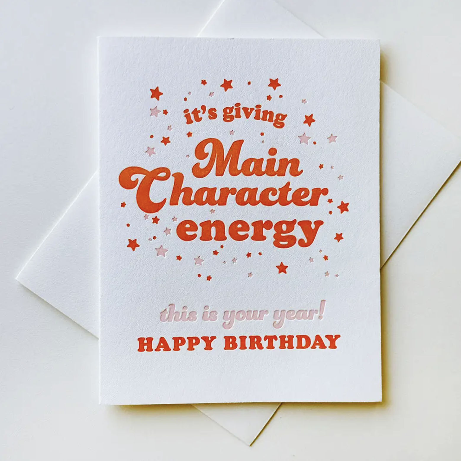 Steel Petal Press Main Character Birthday Card