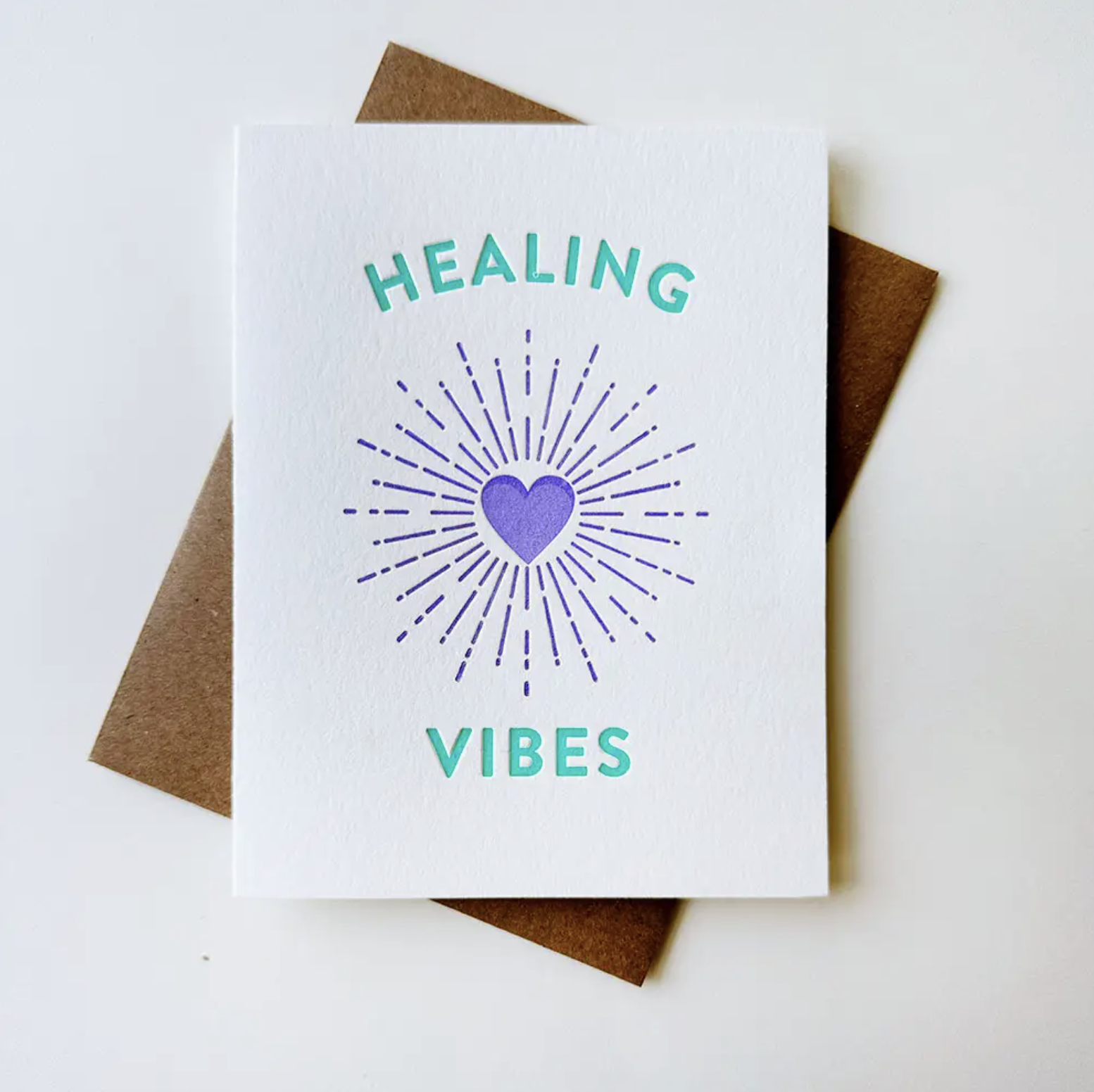 Steel Petal Press Healing Vibes Card