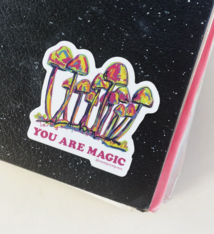 Steel Petal Press Magic Mushrooms Die-Cut Sticker