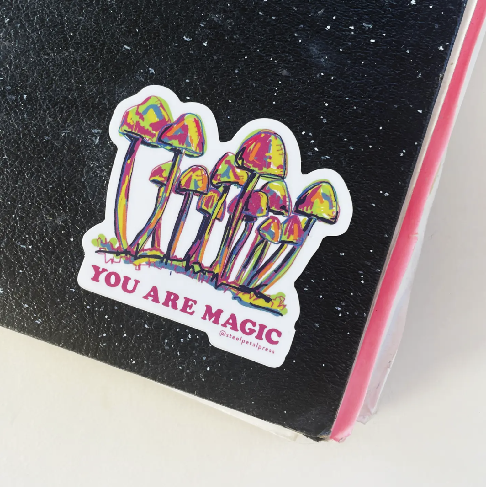 Steel Petal Press Magic Mushrooms Die-Cut Sticker