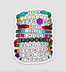 Brittany Paige Eras Friendship Bracelets Sticker