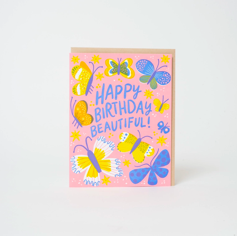 Egg Press Beautiful Butterfly Birthday