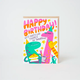 Egg Press Dino Party Birthday Card