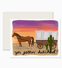 Slightly Stationery Gettin' Hitched Card