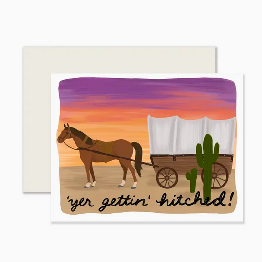 Slightly Stationery Gettin' Hitched Card