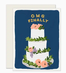 Slightly Stationery Omg Finally Wedding Card