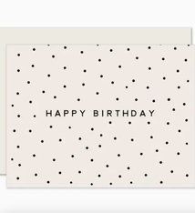 Slightly Stationery Simple Dots Birthday Card