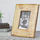 PD Home & Garden 4 X 6 PATTERN WOOD PHOTO FRAME
