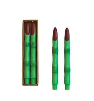 Creative Co-op Witch Finger Shaped Taper Candles