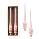 Creative Co-op Gnome Shaped Taper Candles - Blush