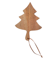 Creative Co-op Christmas Tree Cheese/Cutting Board