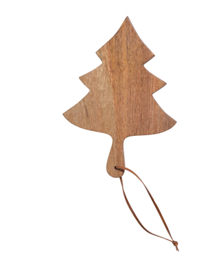 Creative Co-op Christmas Tree Cheese/Cutting Board