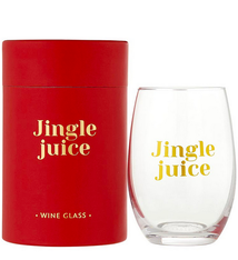 Creative Brands Stemless Wine Glass - Jingle Juice