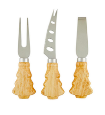 Creative Brands Tree Handle Cheese Knives - Set of 3
