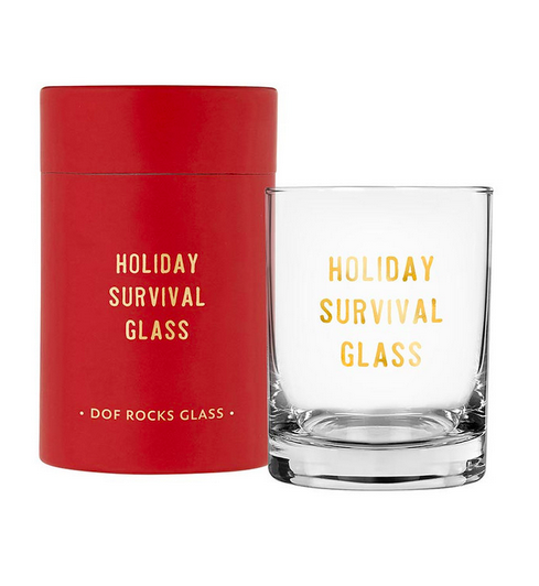 Creative Brands Rocks Glass - Holiday Survival