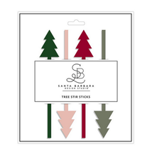 Creative Brands Acrylic Stir Sticks - Trees - Set of 4