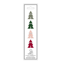 Creative Brands Acrylic Drink Markers - Trees - Set of 4