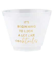 Creative Brands Wine Gold Foil Frost Cup - Look Like Cocktails