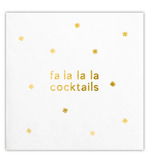 Creative Brands Cocktail Napkin - Fa La La Cocktails