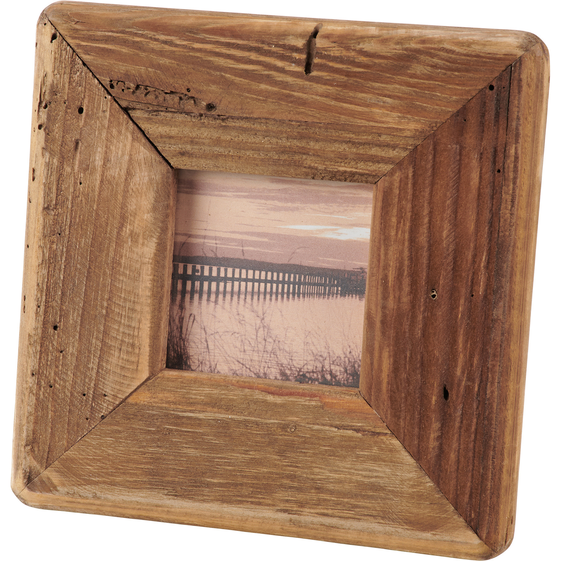 Primitives By Kathy Square Rustic Wood Photo Frame