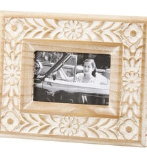 Primitives By Kathy Floral Rosette Photo Frame