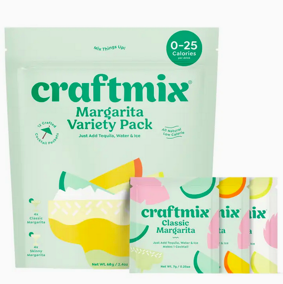 Craftmix Margarita Variety Pack Drink Mixers -12 Pack