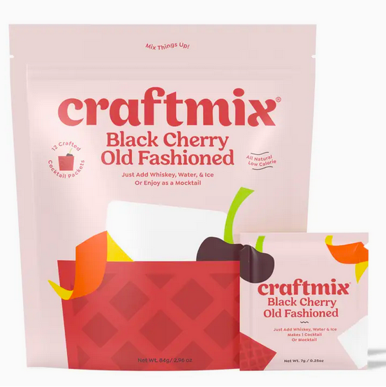Craftmix Black Cherry Old Fashioned Drink Mixer - 12 Pack