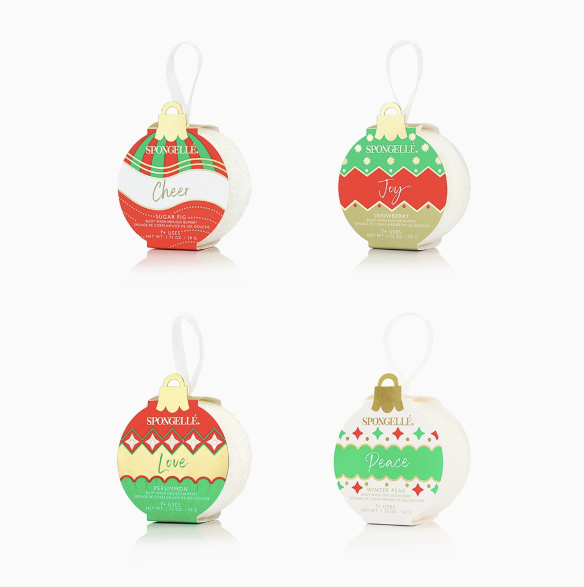 Spongelle Holiday Ornament Buffer