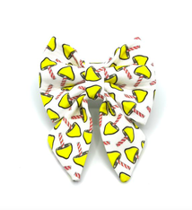 Banjo's Bows Baltimore Peppermint Lemon Stick Sailor Dog Bow Tie