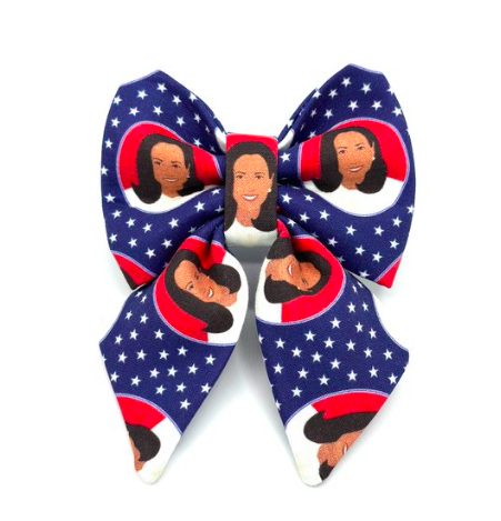 Banjo's Bows Kamala Harris 'Forward' Sailor Dog Bow Tie