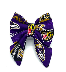 Banjo's Bows Ravens Flock Sailor Dog Bow Tie