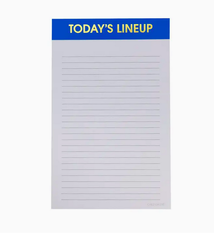 Chez Gagne Today's Line Up Notepad