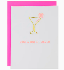 Chez Gagne Just A Tini Bit Older Paper Clip Card