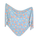 Copper Pearl Knit Swaddle Blanket Clementine