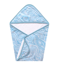 Copper Pearl Knit Hooded Towel Surf