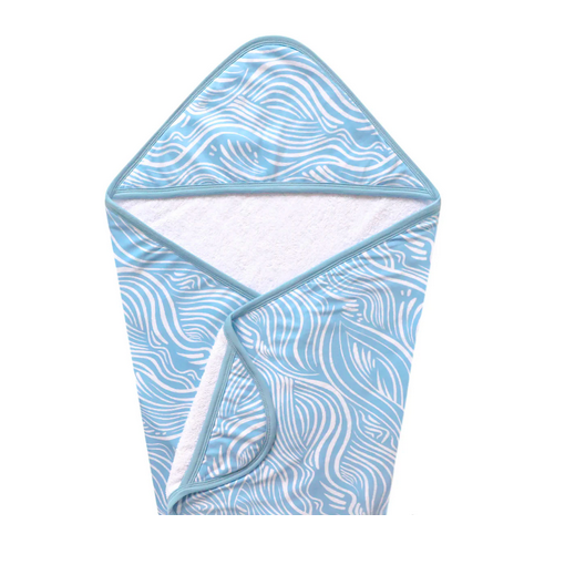 Copper Pearl Knit Hooded Towel Surf