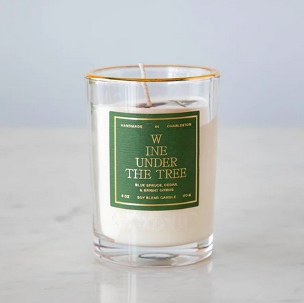 Rewined Wine Under the Tree Candle 6 oz