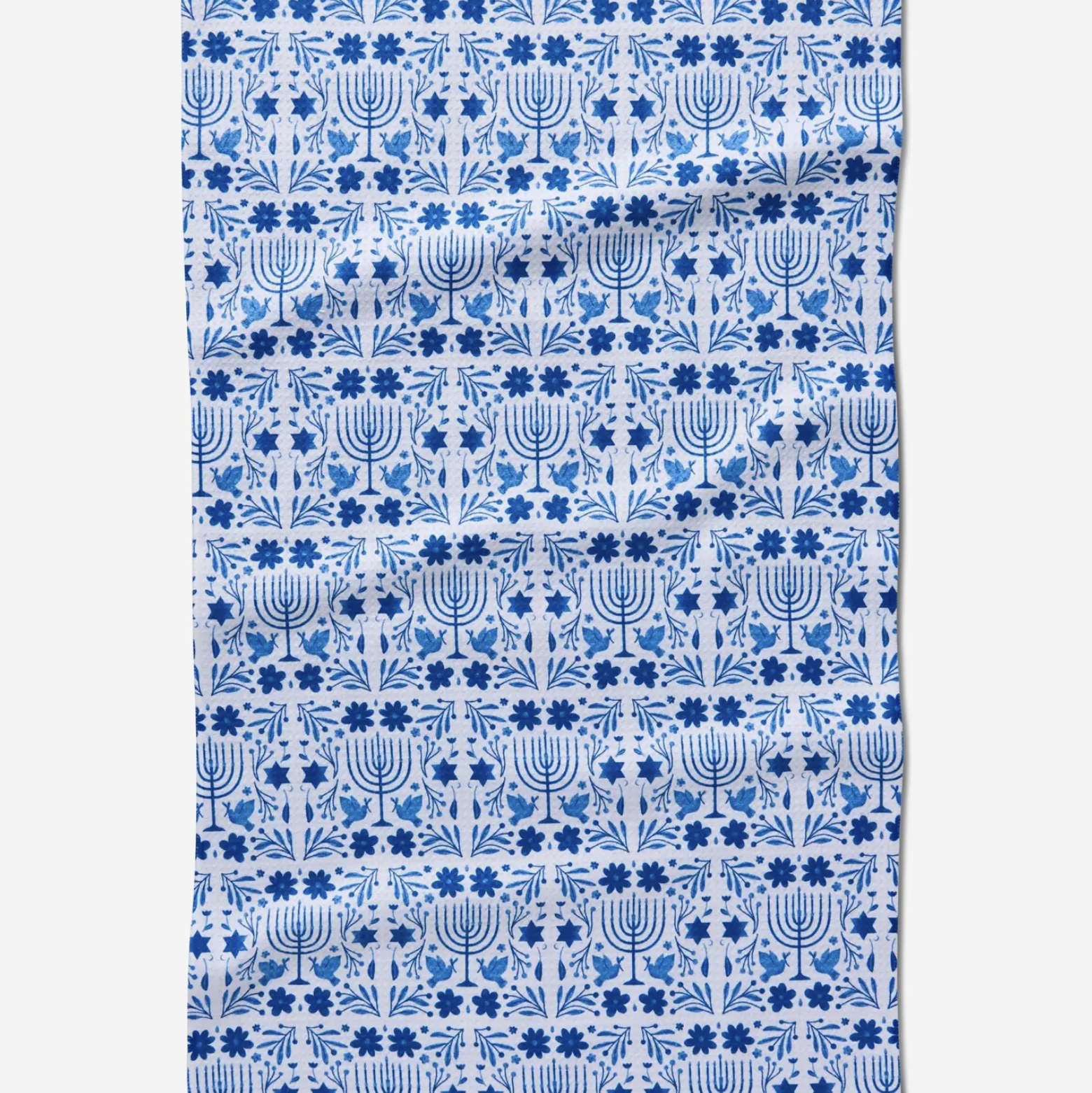 Geometry Hanukkah Tea Towel