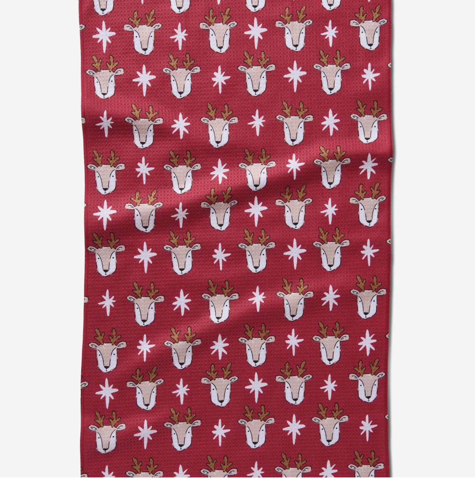 Geometry Reindeer Star Tea Towel