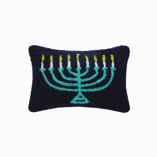 Peking Handicraft Menorah Hook Pillow