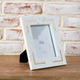 PD Home & Garden 4" X 6" MARBLE FRAME W/ BRASS INLAY