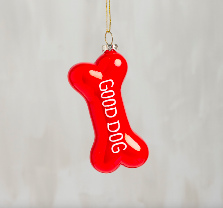Primitives By Kathy Glass Dog Bone Ornament