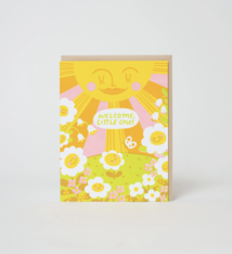 Egg Press Welcome Baby Garden Card