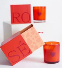 Rewined Rose Heart 5.5 oz Candle