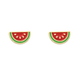Golden Stella Watermelon Stud Earrings
